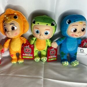 Cocomelon Dino Plush Trio